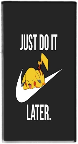  Nike Parody Just Do it Later X Pikachu voor draagbare externe back-up batterij 5000 mah Micro USB