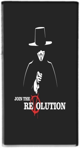  V For Vendetta Join the revolution voor draagbare externe back-up batterij 5000 mah Micro USB