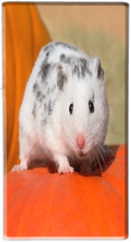 White Dalmatian Hamster with black spots  voor draagbare externe back-up batterij 5000 mah Micro USB