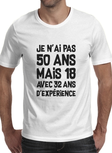  50 ans Cadeau anniversaire voor Mannen T-Shirt