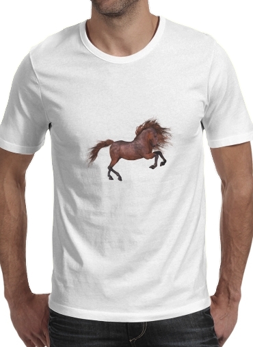  A Horse In The Sunset voor Mannen T-Shirt