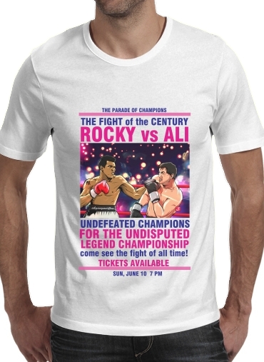  Ali vs Rocky voor Mannen T-Shirt