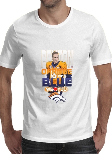  American Football: Payton Manning voor Mannen T-Shirt