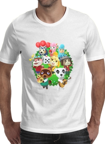  Animal Crossing Artwork Fan voor Mannen T-Shirt