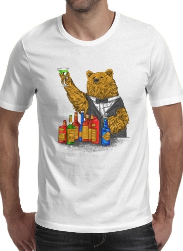  Bartender Bear voor Mannen T-Shirt