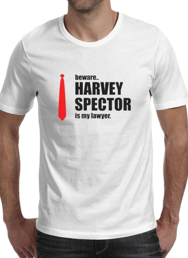  Beware Harvey Spector is my lawyer Suits voor Mannen T-Shirt