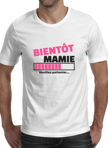  Bientot Mamie Cadeau annonce naissance voor Mannen T-Shirt
