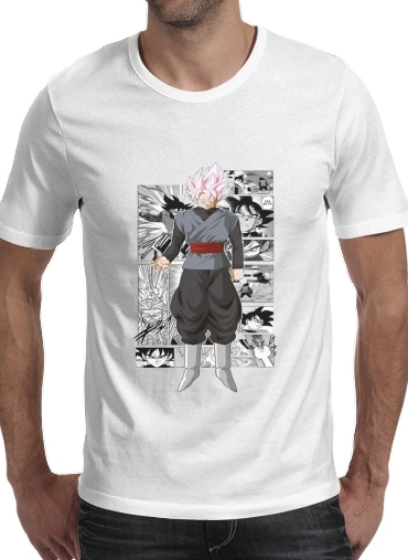  Black Goku Scan Art voor Mannen T-Shirt