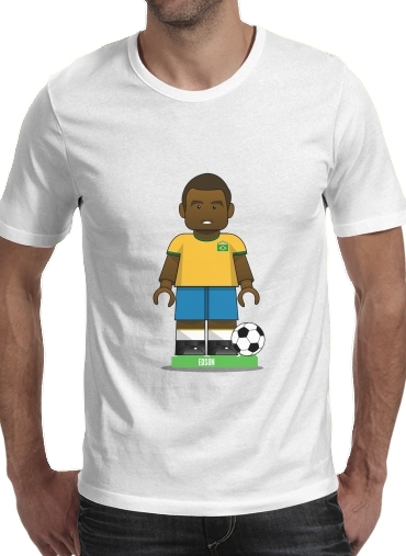  Bricks Collection: Brasil Edson voor Mannen T-Shirt
