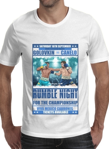  Canelo vs Golovkin 16 September voor Mannen T-Shirt