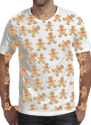  Christmas snowman gingerbread voor Mannen T-Shirt