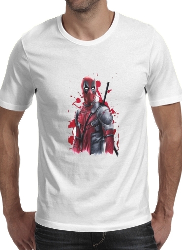  Deadpool Painting voor Mannen T-Shirt