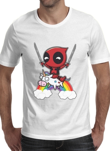  Deadpool Unicorn voor Mannen T-Shirt