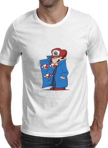  Dealer Mushroom Feat Wario voor Mannen T-Shirt