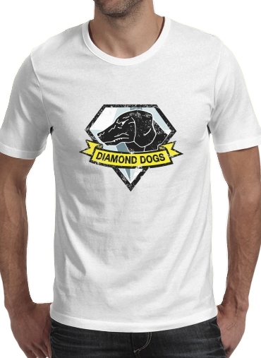  Diamond Dogs Solid Snake voor Mannen T-Shirt
