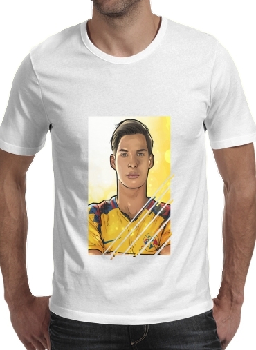  Diego Lainez America voor Mannen T-Shirt