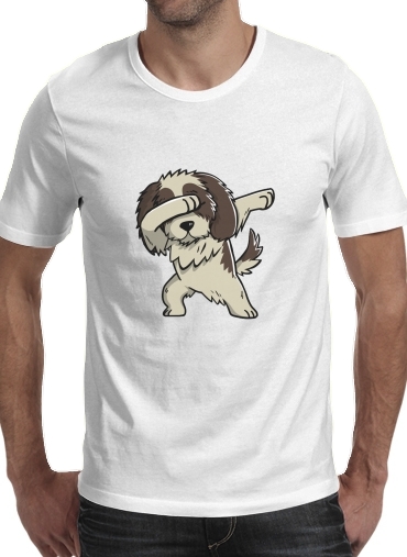  Dog Shih Tzu Dabbing voor Mannen T-Shirt