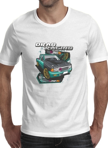  Drag Racing Car voor Mannen T-Shirt