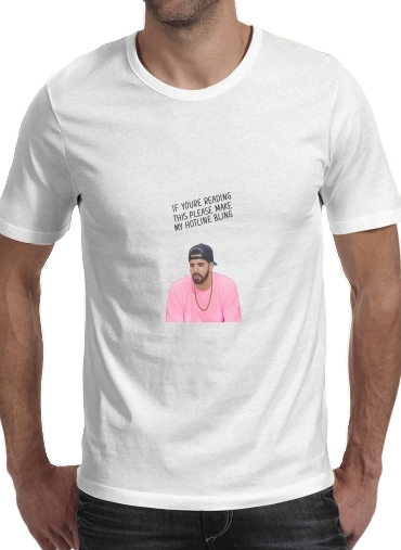  Drake Bling Bling voor Mannen T-Shirt
