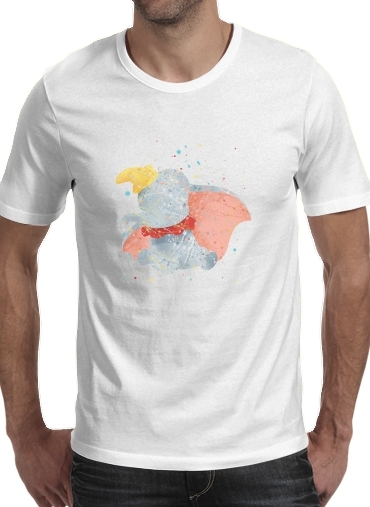  Dumbo Watercolor voor Mannen T-Shirt
