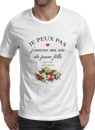  EVJF Cadeau enterrement vie de jeune fille voor Mannen T-Shirt