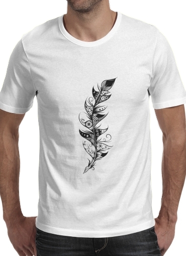  Feather voor Mannen T-Shirt