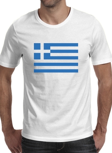 Greece flag voor Mannen T-Shirt