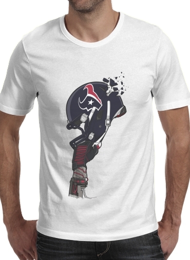  Football Helmets Houston voor Mannen T-Shirt