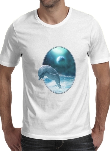  Freedom Of Dolphins voor Mannen T-Shirt