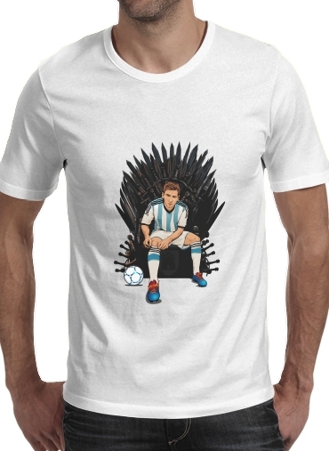  Game of Thrones: King Lionel Messi - House Catalunya voor Mannen T-Shirt