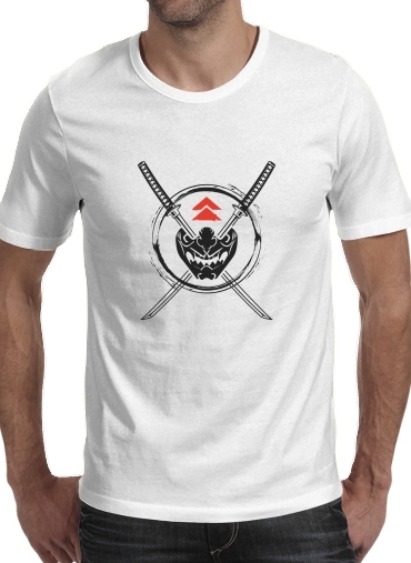  ghost of tsushima art sword voor Mannen T-Shirt
