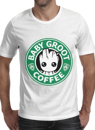  Groot Coffee voor Mannen T-Shirt
