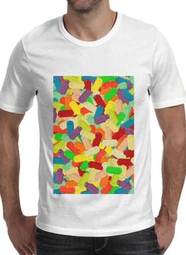  Gummy London Phone  voor Mannen T-Shirt