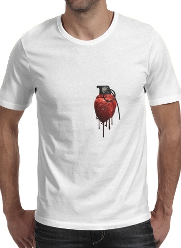  Heart Grenade voor Mannen T-Shirt