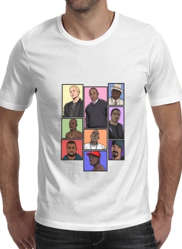  Hip Hop Legends voor Mannen T-Shirt