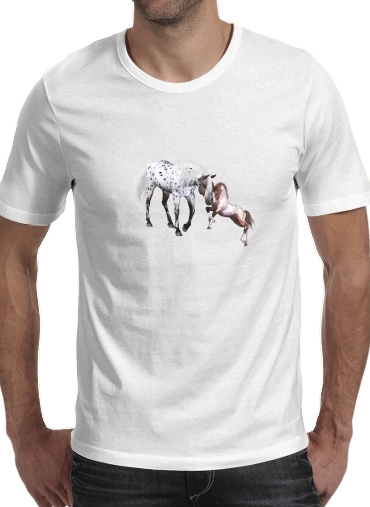  Horses Love Forever voor Mannen T-Shirt
