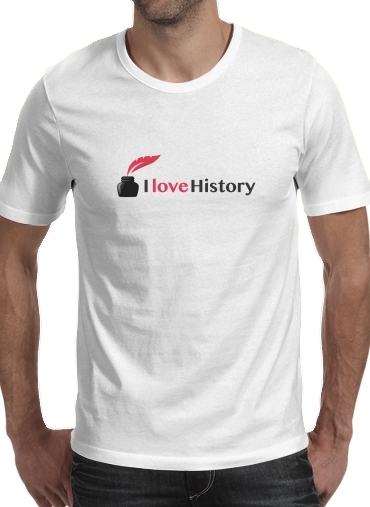  I love History voor Mannen T-Shirt
