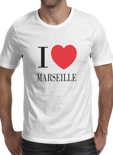  I love Marseille voor Mannen T-Shirt