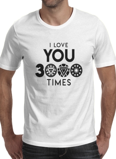  I Love You 3000 Iron Man Tribute voor Mannen T-Shirt