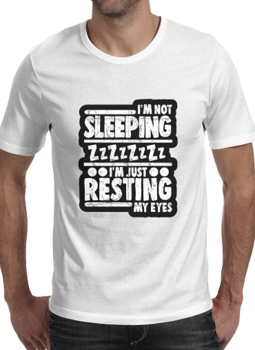  im not sleeping im just resting my eyes voor Mannen T-Shirt