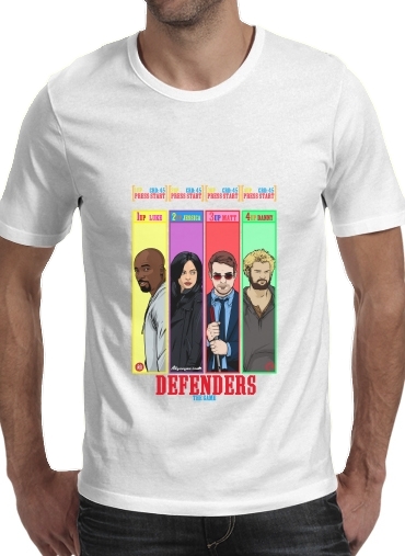  Insert Coin Defenders voor Mannen T-Shirt