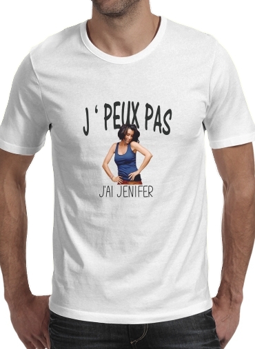  Je peux pas jai Jenifer voor Mannen T-Shirt
