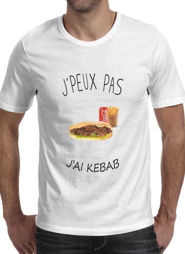  Je peux pas jai kebab voor Mannen T-Shirt