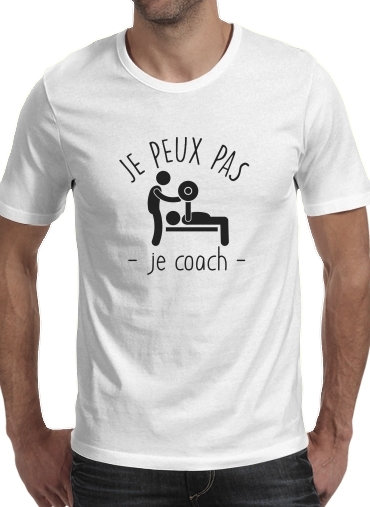  Je peux pas je coach voor Mannen T-Shirt