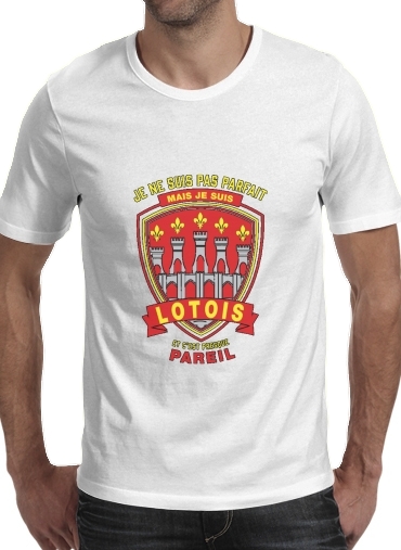  Je suis lotois voor Mannen T-Shirt