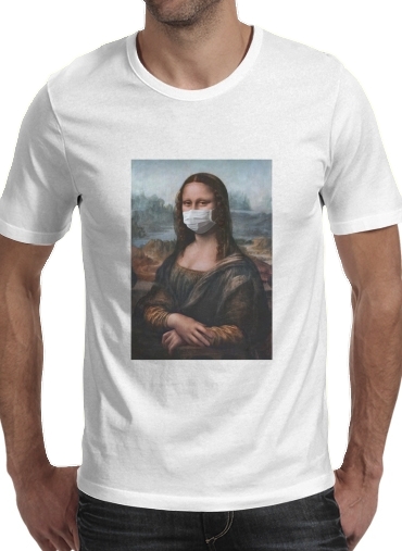  Joconde Mona Lisa Masque voor Mannen T-Shirt