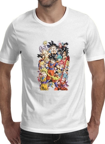  Kakarot Goku Evolution voor Mannen T-Shirt