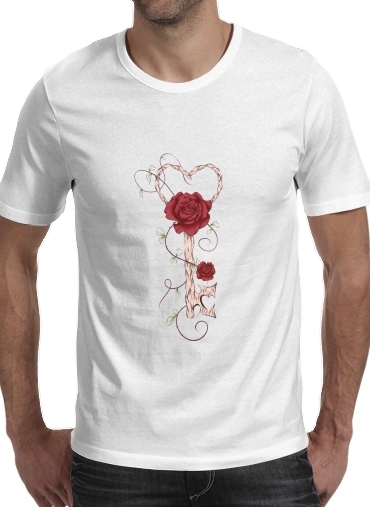  Key Of Love voor Mannen T-Shirt