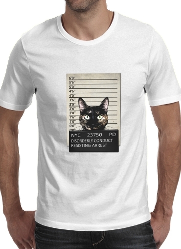  Kitty Mugshot voor Mannen T-Shirt