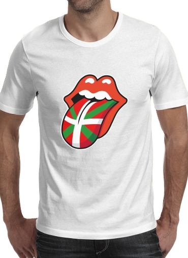  Langue Basque Stones voor Mannen T-Shirt